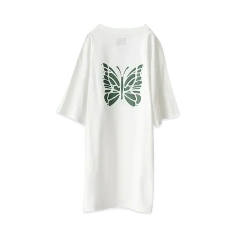 Needles x JEANS FACTORY Big Papillon T-Shirt "WHT/DGR"