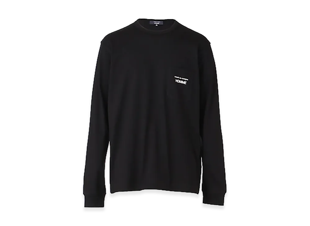 COMME des GARCONS HOMME Cotton Jersey Garment Print T-Shirt "Black"