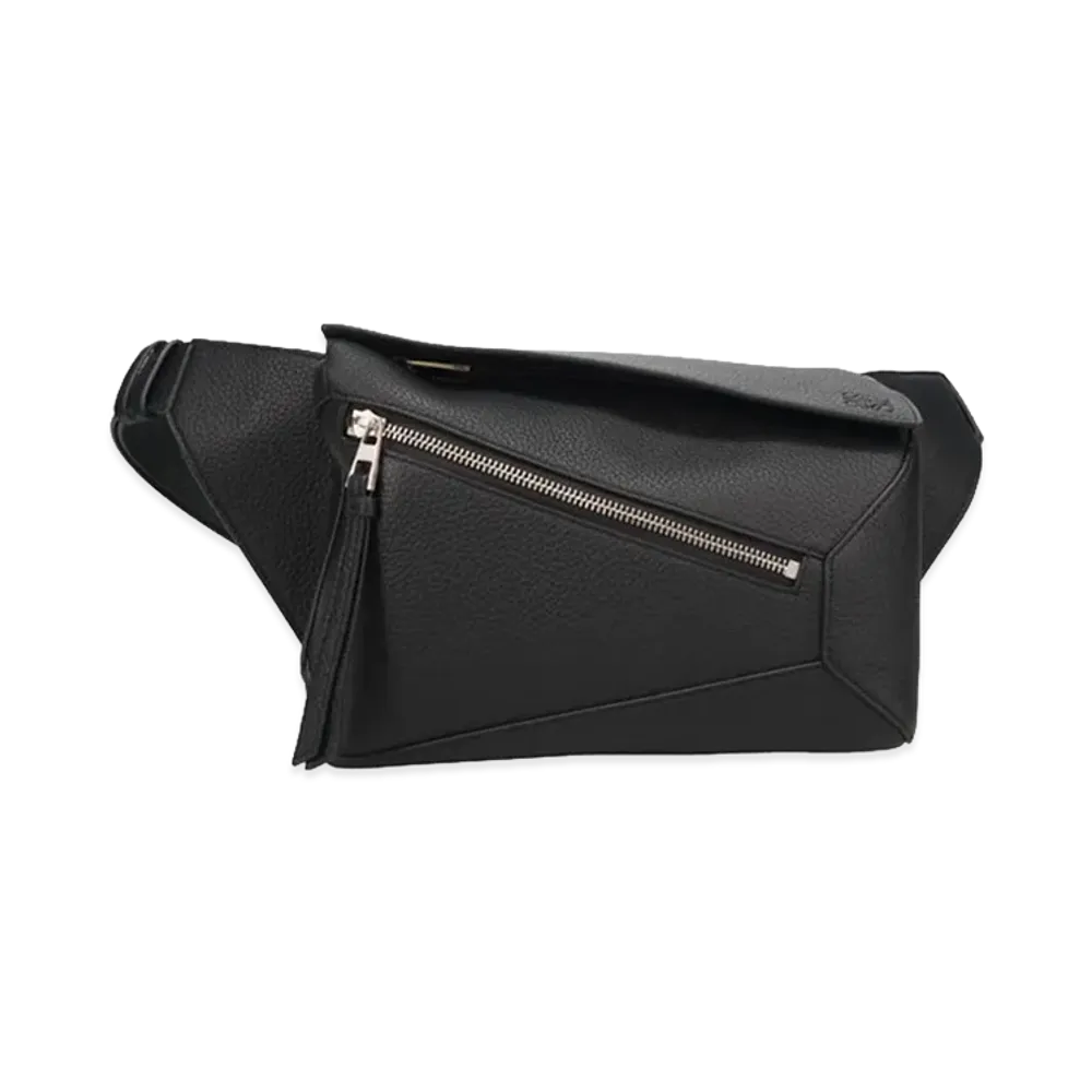 LOEWE Puzzle Bumbag Small (Grain Calf) "Black"