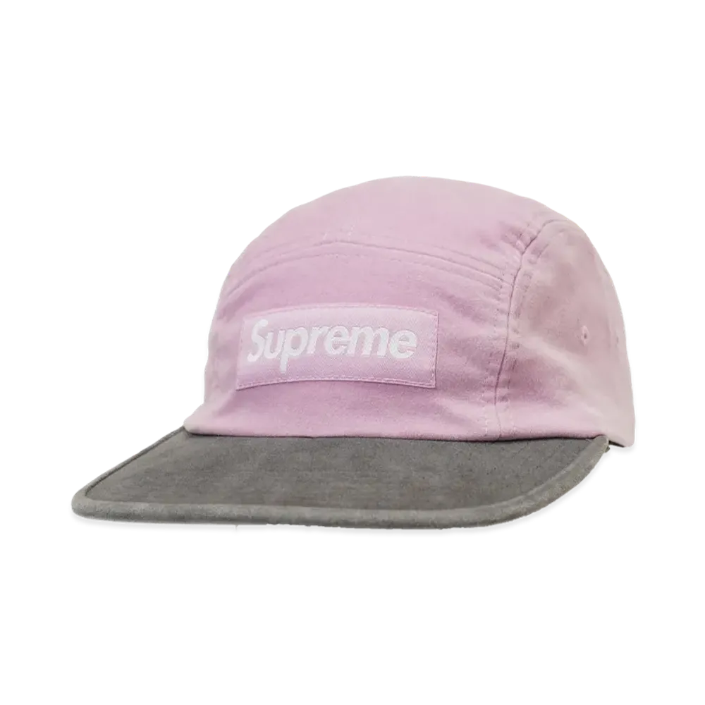 Supreme 2-Tone Moleskin Camp Cap "Light Pink"