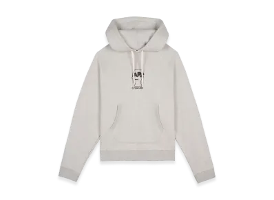 A.P.C. x Brain Dead Fleece Logo Head Raglan Hoodie "Oatmeal"