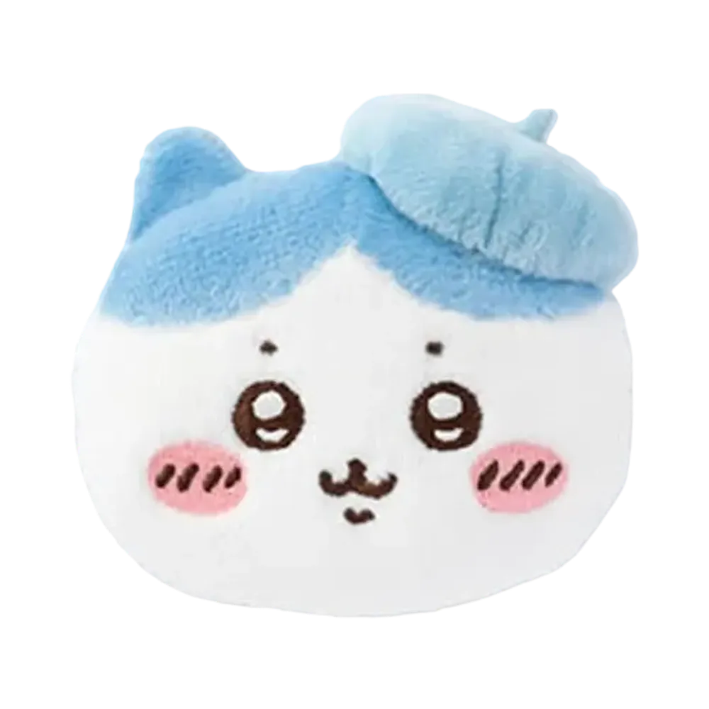 Gray Parka Service "Tokyo souvenir OKAO Plush Badges" -Chiikawa- Hachiware