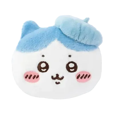 Gray Parka Service "Tokyo souvenir OKAO Plush Badges" -Chiikawa- Hachiware