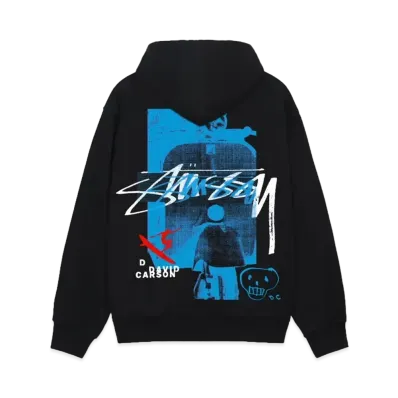 Stussy David Carson Vespa Hoodie "Black"
