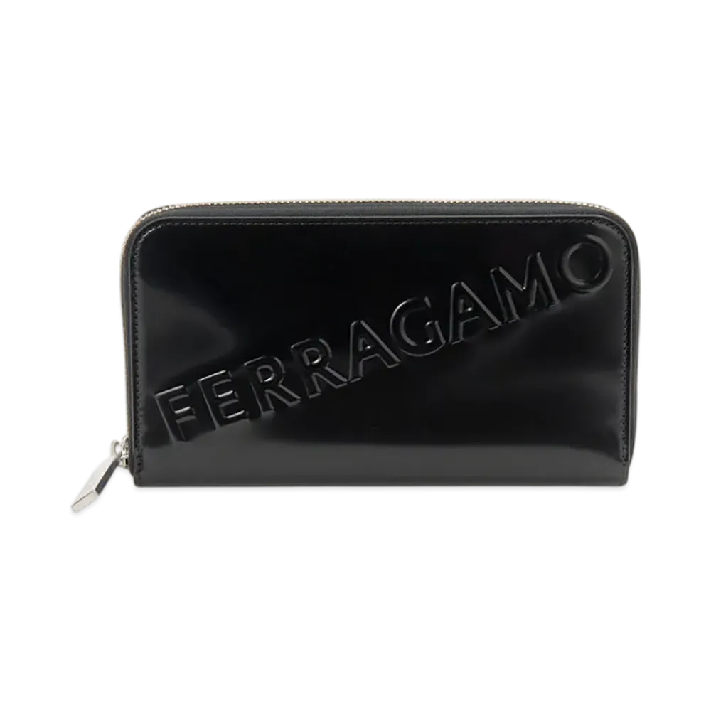 Salvatore Ferragamo Men's Long Wallet "Black"