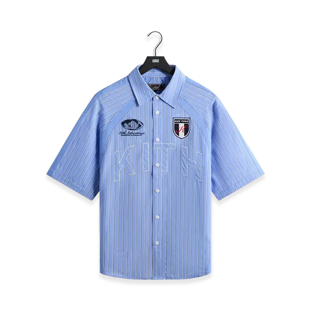 Kith Striped Poplin Shelton Shirt "Bliss"