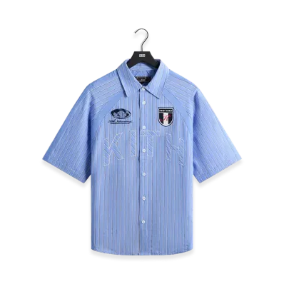 Kith Striped Poplin Shelton Shirt "Bliss"