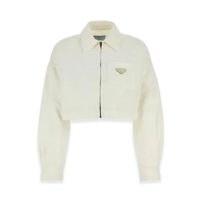 PRADA Women's Denim Jacket "White"