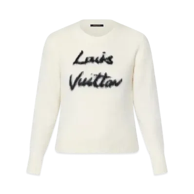 Louis Vuitton Brushed Knit Pullover "Milky White"