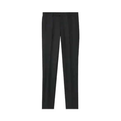 Paul Smith Solid Wool Trousers "DarkGray"