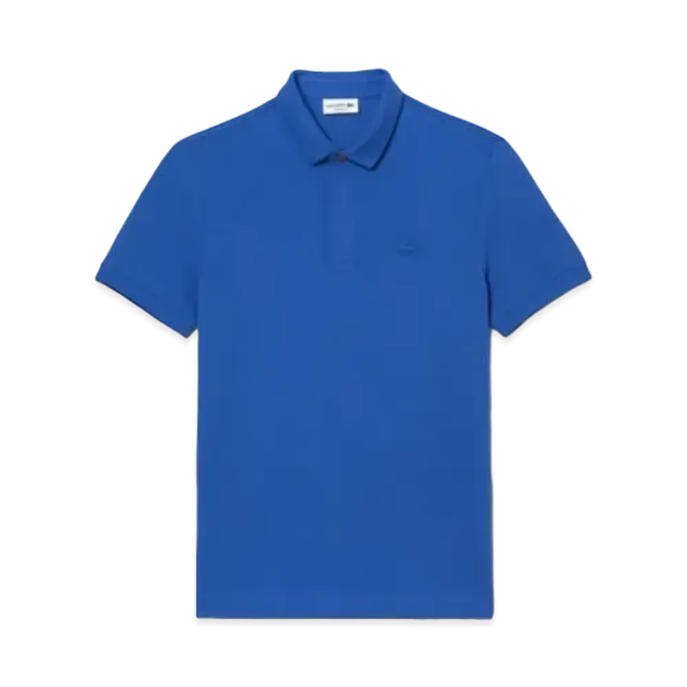 LACOSTE Regular Fit Stretch Paris Polo Shirt "Blue"
