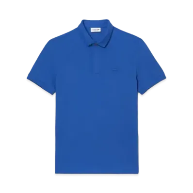 LACOSTE Regular Fit Stretch Paris Polo Shirt "Blue"