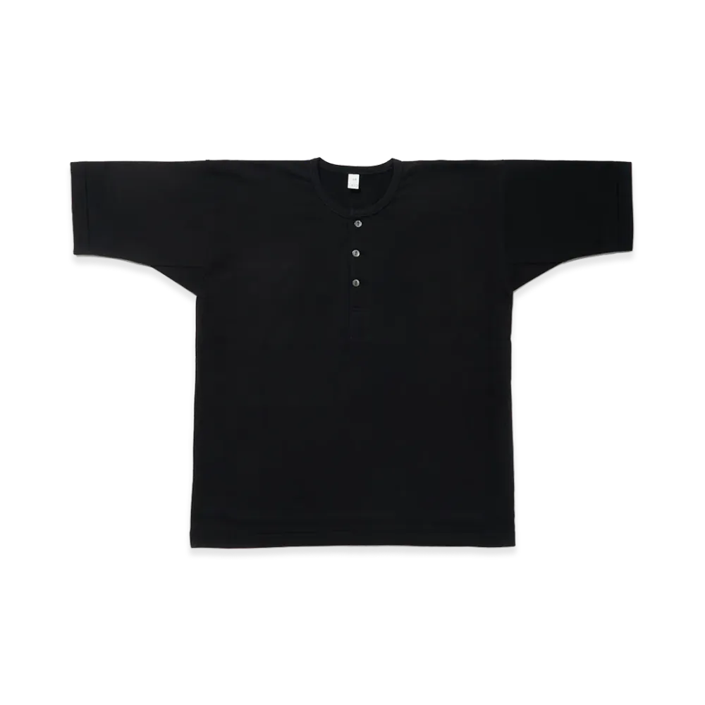 T.T Taiga Takahashi LOT.613 Henry Neck Shirt "Black"