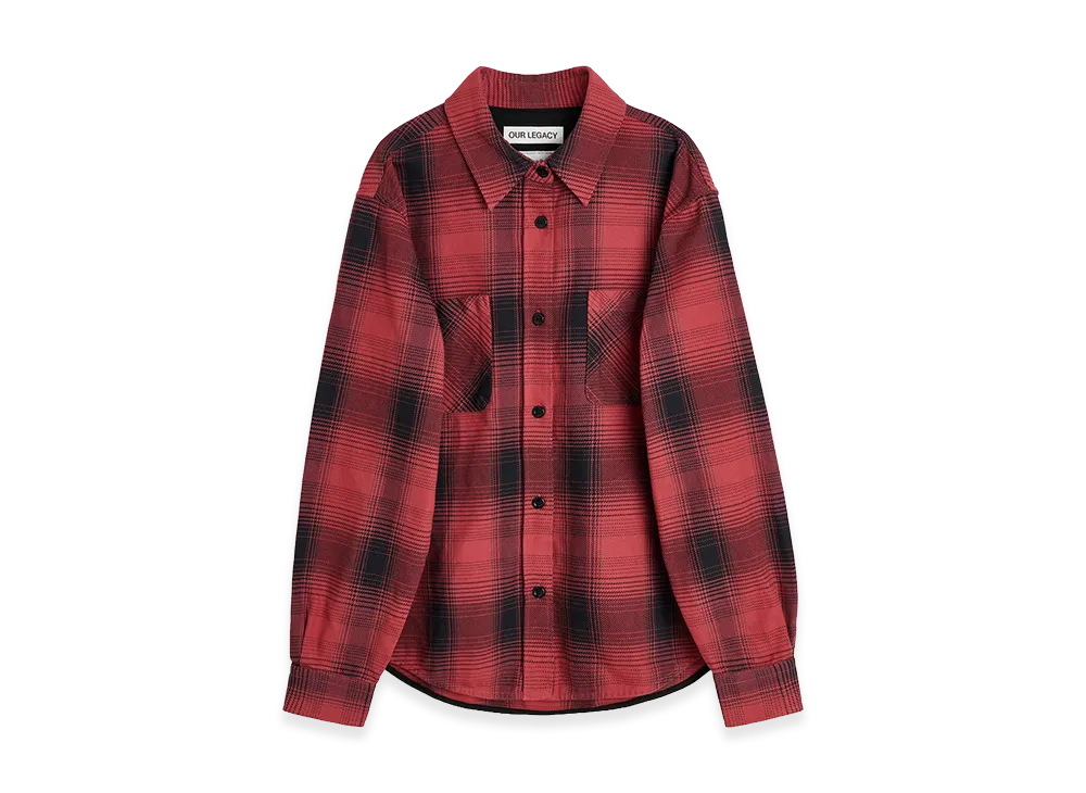 OUR LEGACY Women's Whoppin Shirt "Bison Check Ranch Cotton"