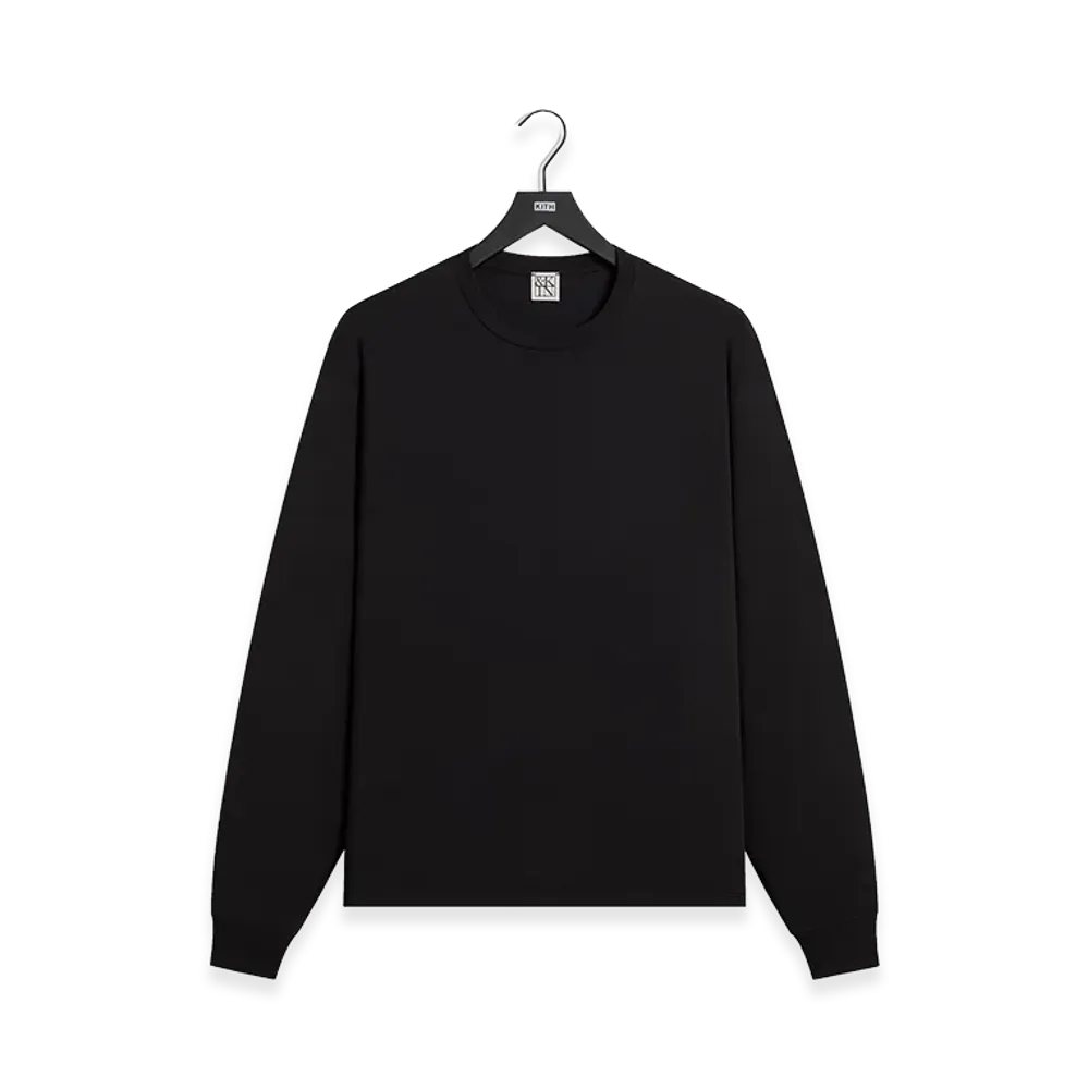 Kith &Kin Long Sleeve Darin Tee "Black"