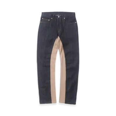 Kojima Jeans Honda Monkey Pants "Indigo/BeigeA"