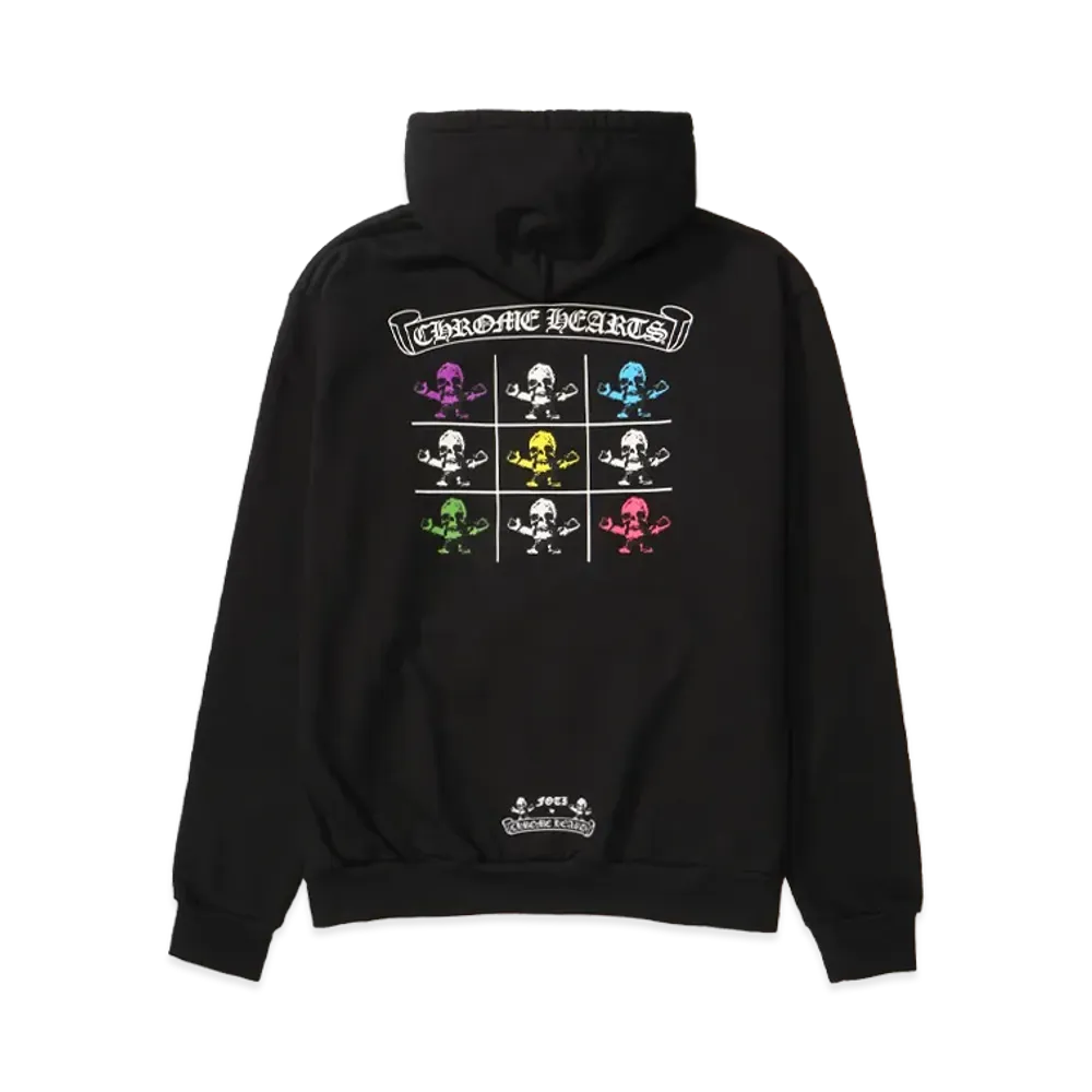 Chrome Hearts Scroll Logo Foti Zip-Up Hoodie "Black"