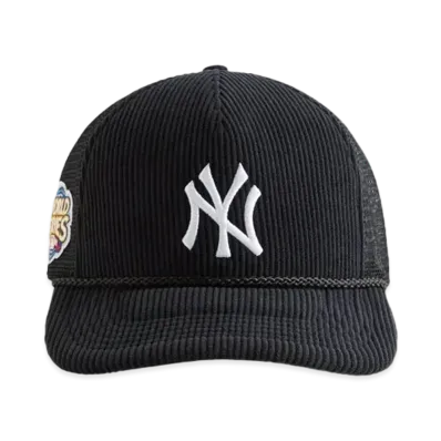 Kith x the New York Yankees Corduroy Trucker Hat "Black"
