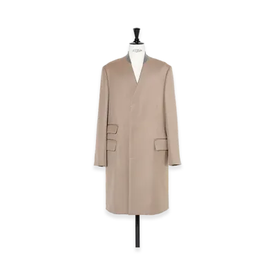 Maison Margiela No Collartailored Coat "Beige"