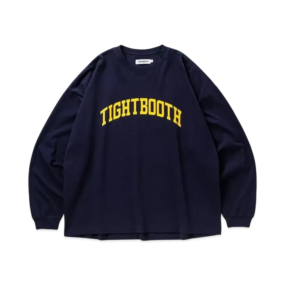 TIGHTBOOTH College L/S T-Shirt "Navy"