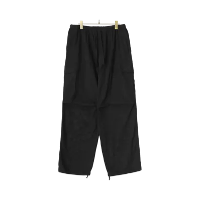 COMOLI Ox Knee Tuck Cargo Pants "Black"