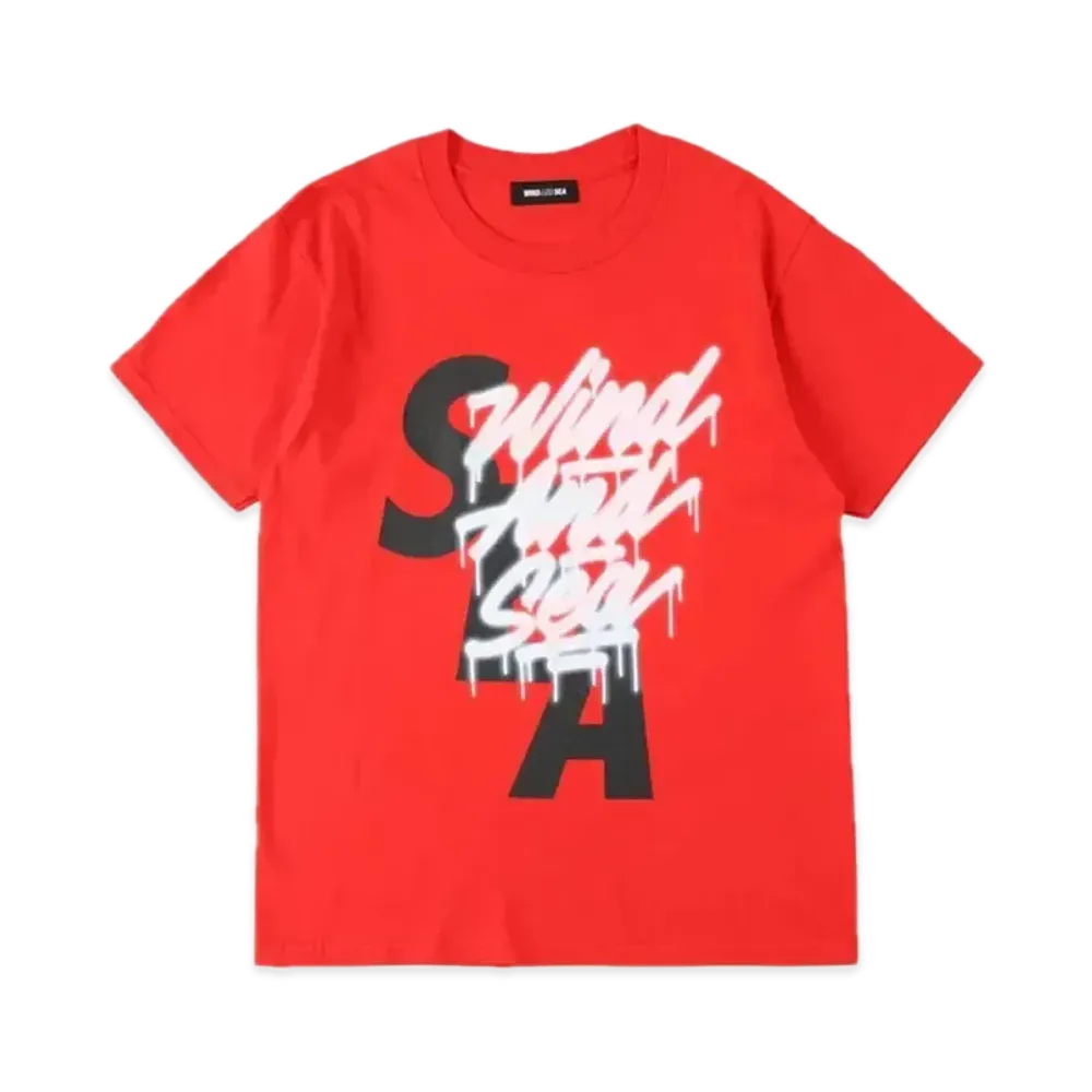 It's A Living x WIND AND SEA S_E_A Tee "Red"