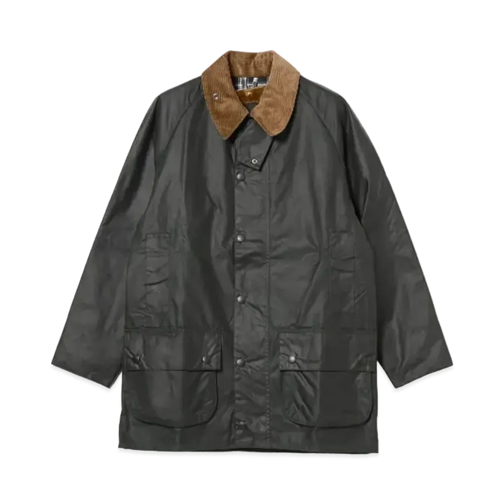 Barbour x BEAMS F Beaufort Oiled Jacket "Sage"