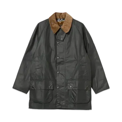 Barbour x BEAMS F Beaufort Oiled Jacket "Sage"