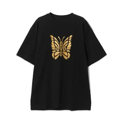 Needles x OCTOBER’S VERY OWN S/S Crew Neck T "Black"