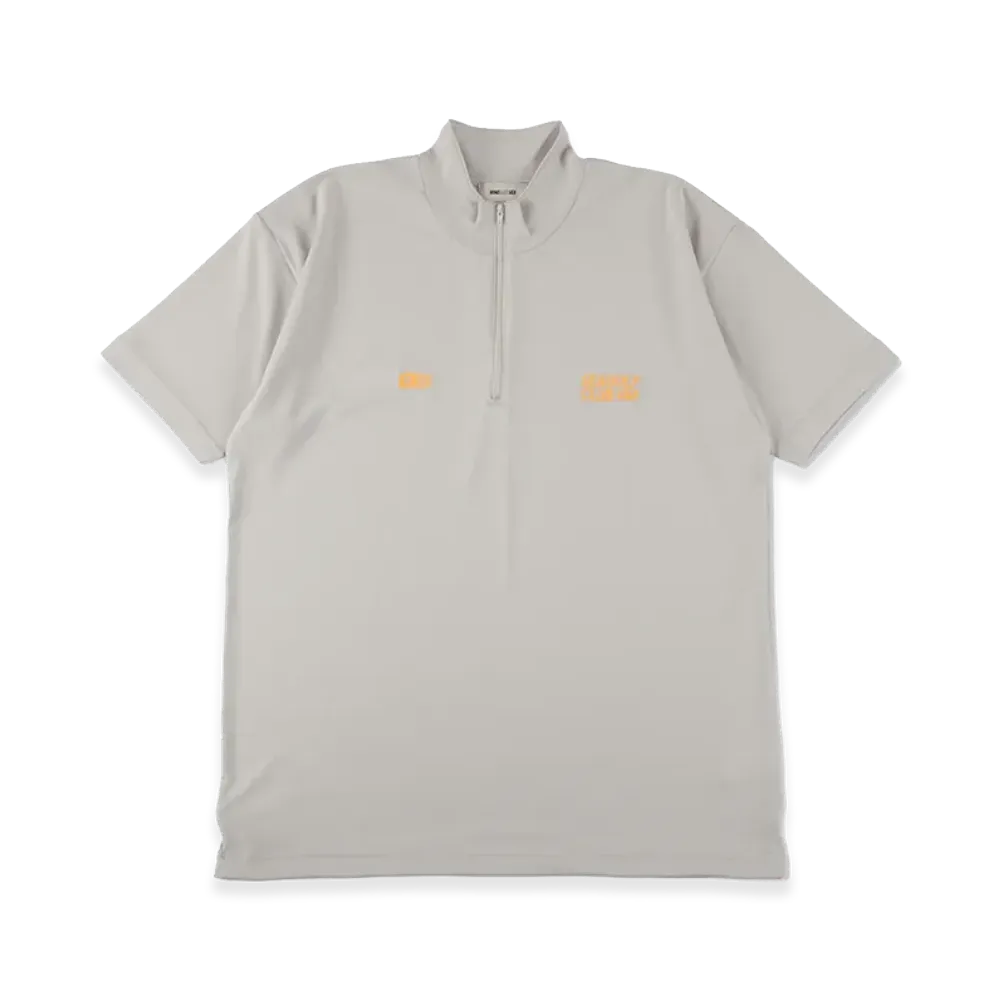WIND AND SEA Golf Mock Neck S/S Tee "Light Beige"