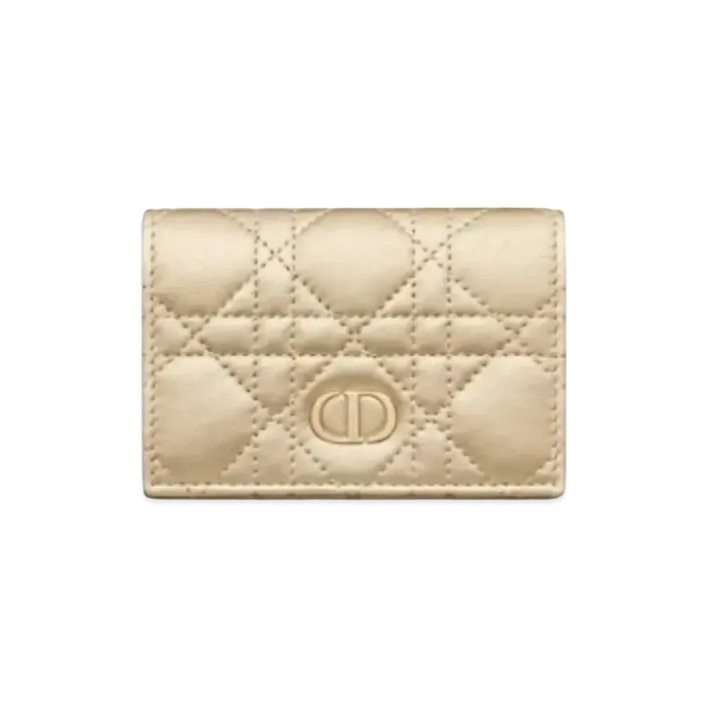 Dior XS Caro Wallet "Gold"