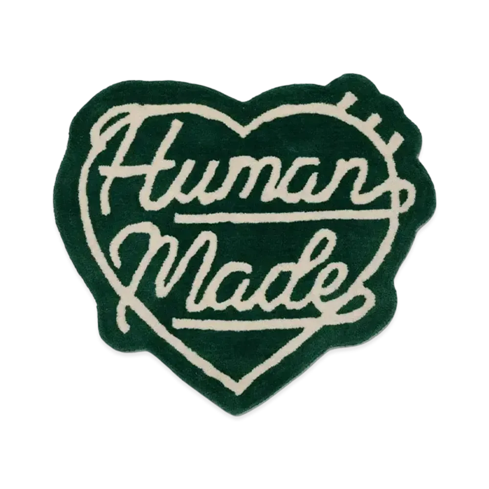 HUMAN MADE Heart Rug Medium "Green" HM28GD074