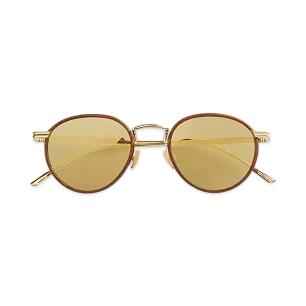 Bottega Veneta Classic Pantos Sunglasses "Gold/Gold"