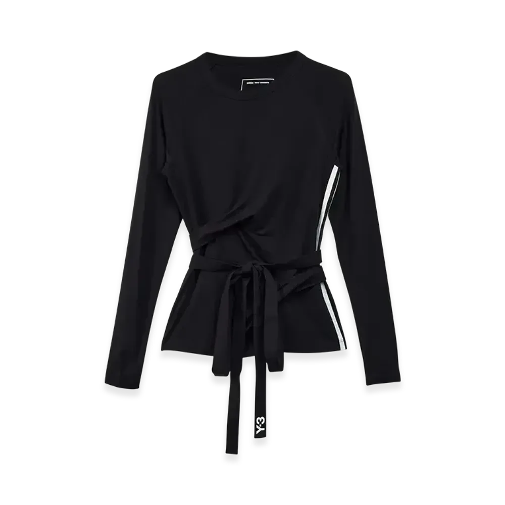 Y-3 Long Sleeve Tee "Black"