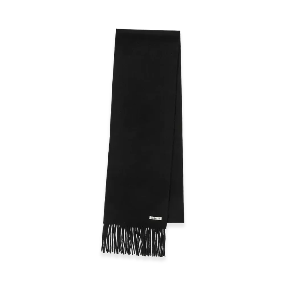 AURALEE Baby Cashmere Long Stole "Top Black"