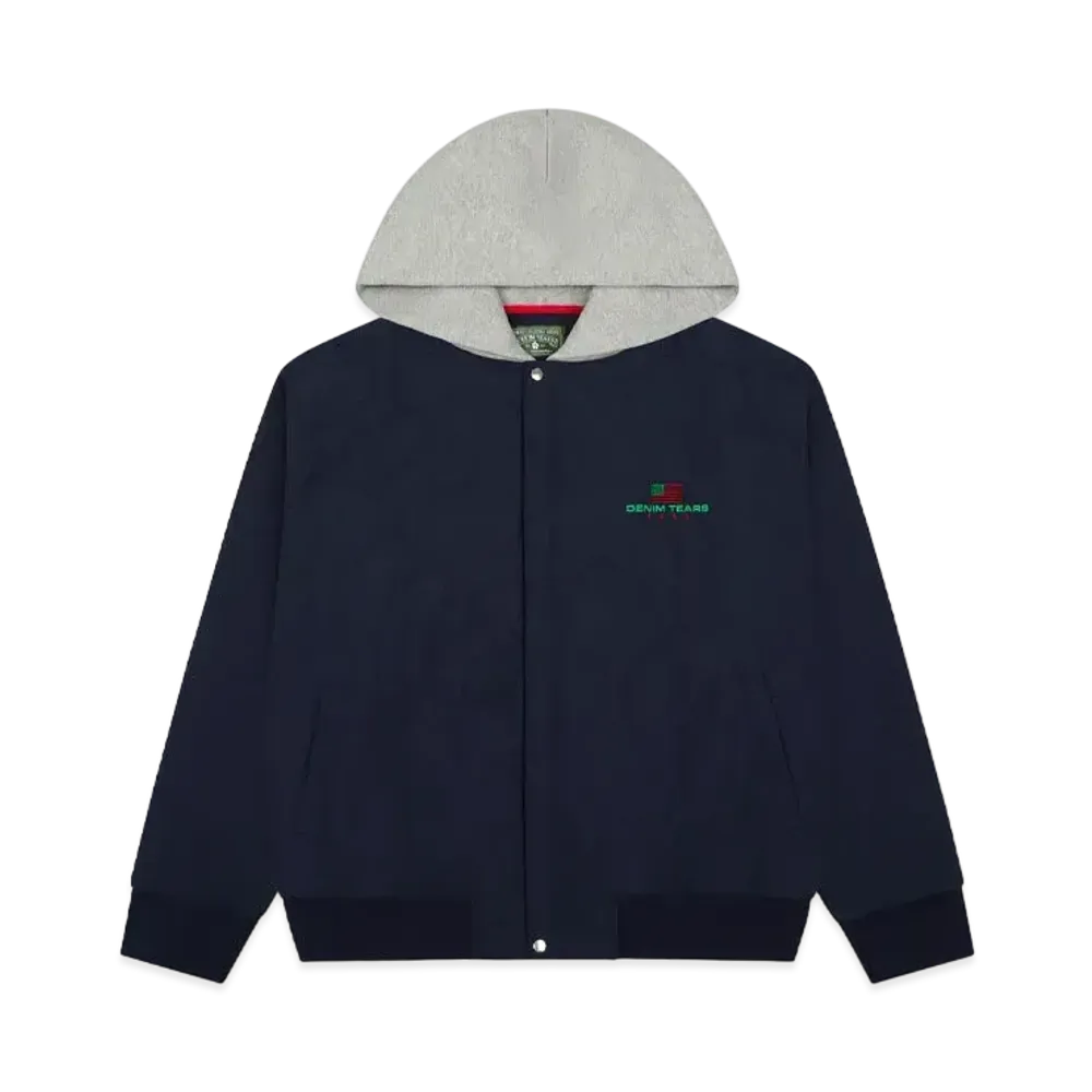 DENIM TEARS Nylon Onion Jacket "Navy"
