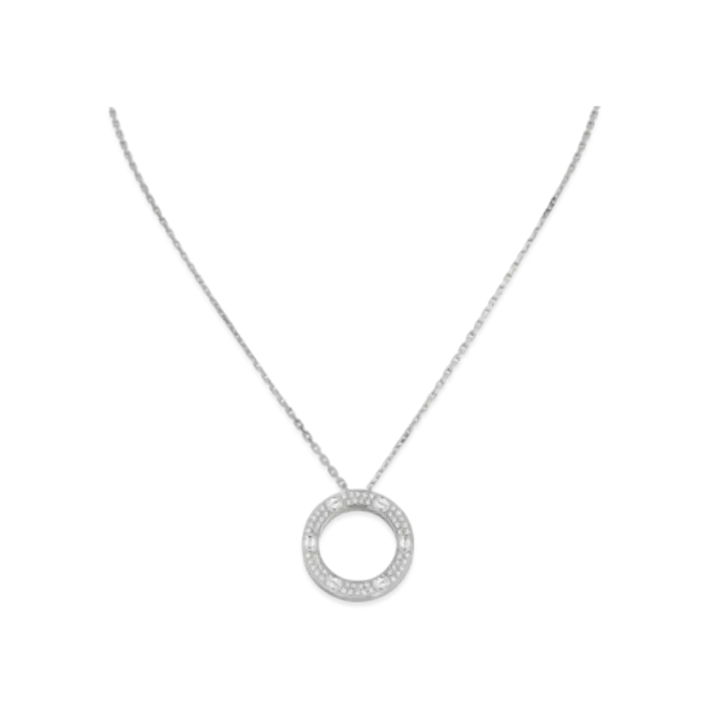 Cartier Love Necklace, Diamond-Paved