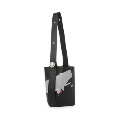 LOEWE Pebble Bucket Medium Whale "Black"