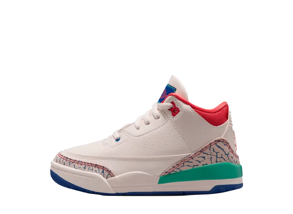 Nike PS Jordan 3 Retro "Chalk/True Blue"