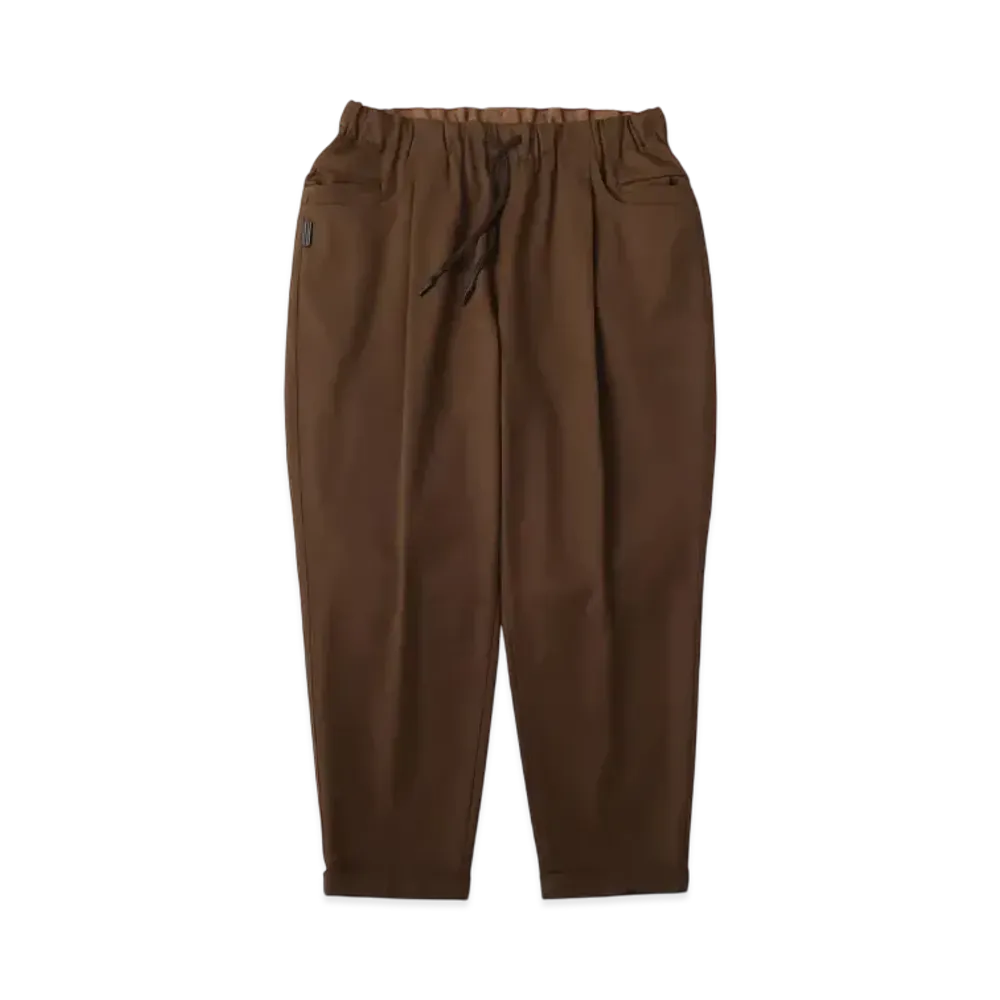 S.F.C Tapered Easy Pants (Wool Chino) "Brown"