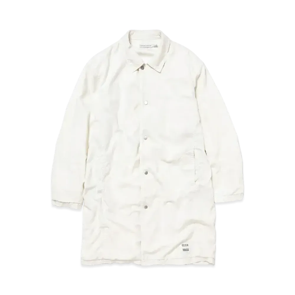 UNDERCOVER OZISM x Nonnative Monk Long Coat Cotton Paper Viera Overdyed With Gore-Tex Windstopper "Natural"