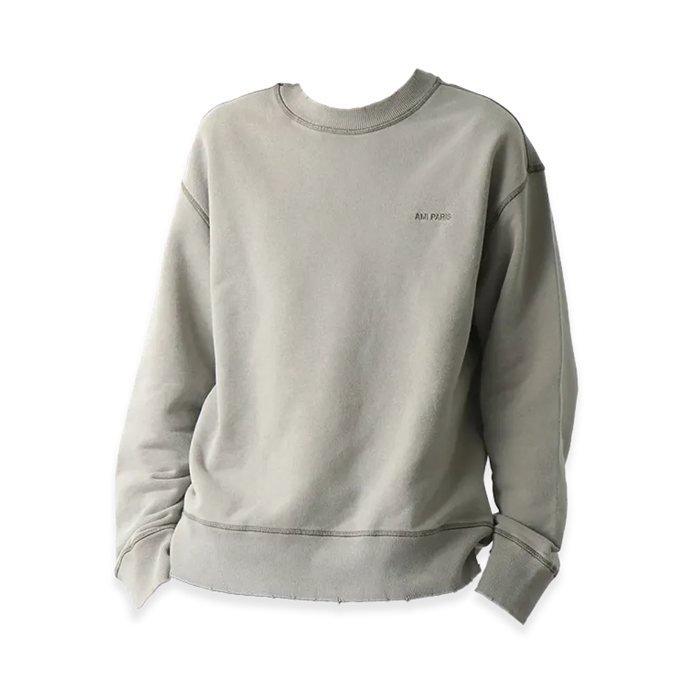 AMI PARIS Fade Out Sweatshirt "Argile"