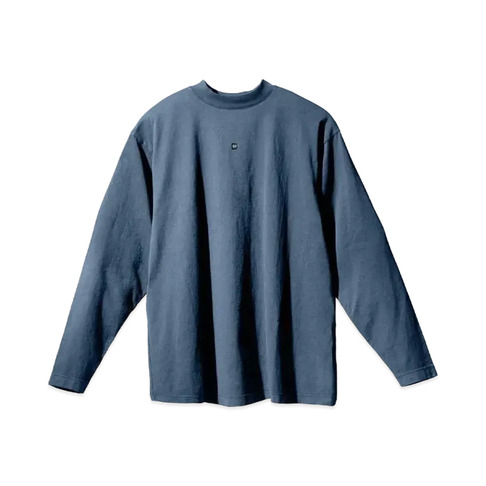 YEEZY GAP Logo Longsleeve Tee "Dark Blue"