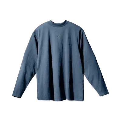 YEEZY GAP Logo Longsleeve Tee "Dark Blue"