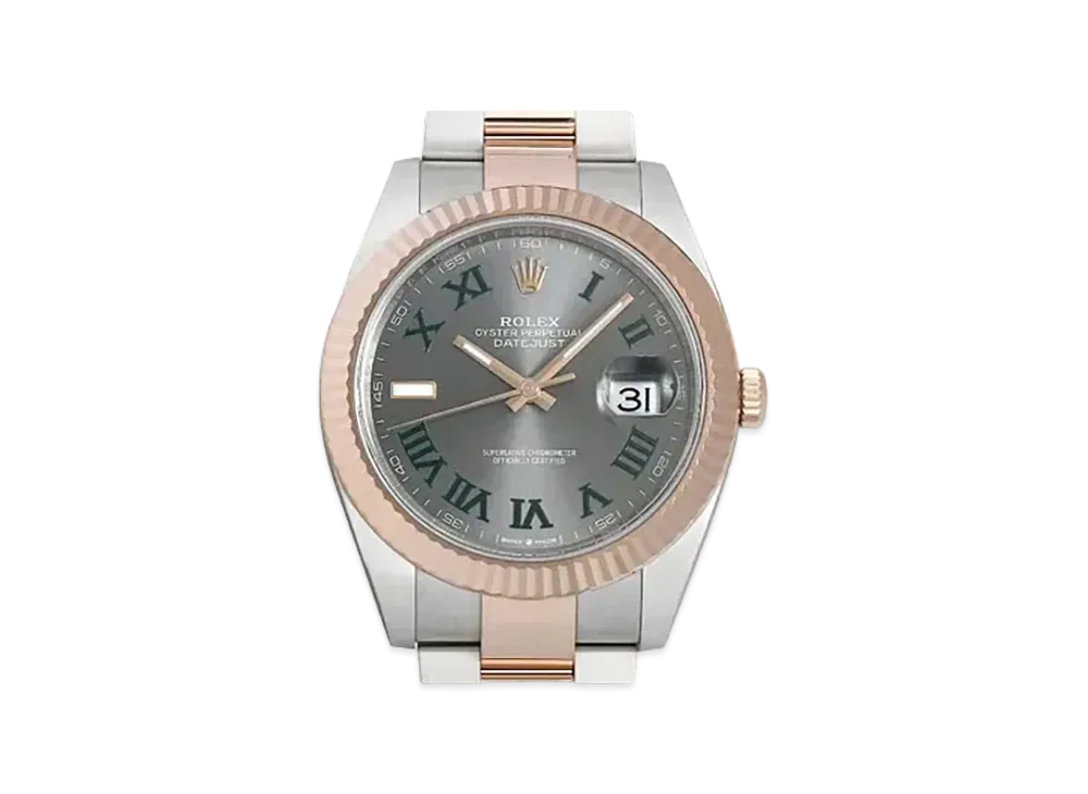ROLEX Date-Just 41 Gray Dial 126331