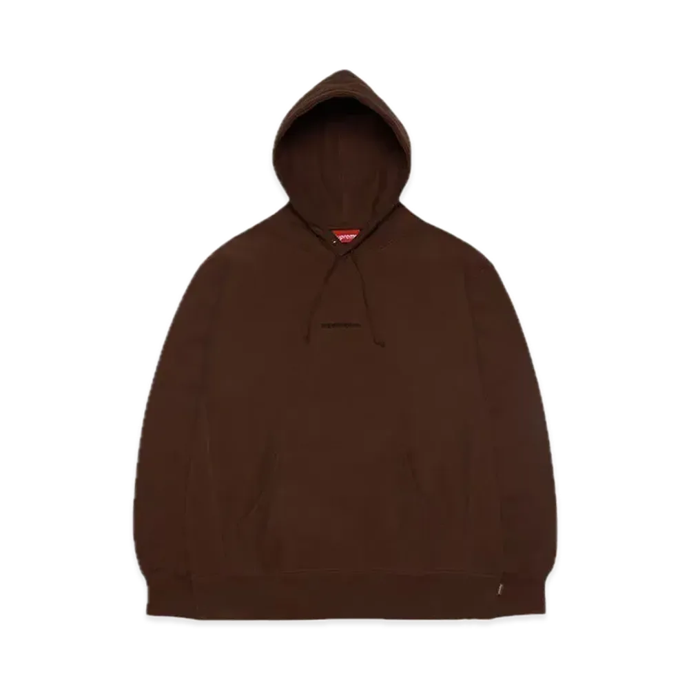 Supreme Number One Hooded Sweatshirt "Brown"