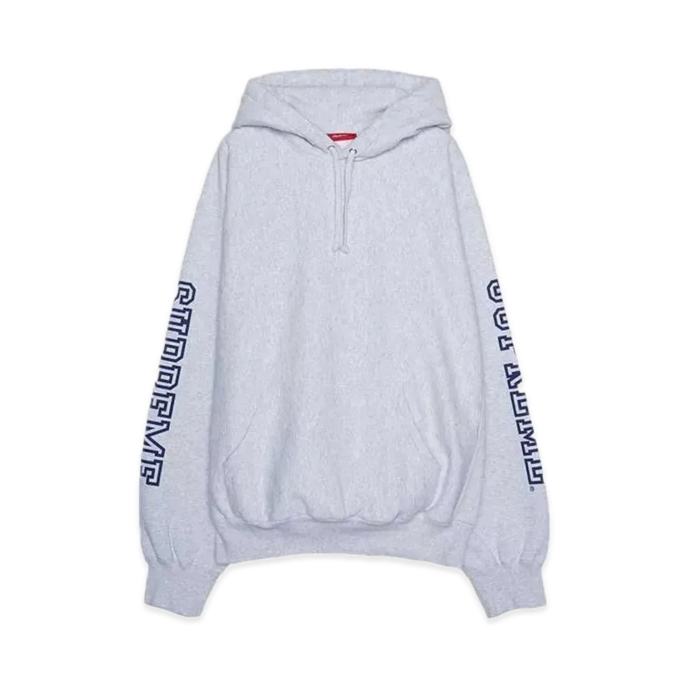 Supreme Collegiate Sleeve Hooded Sweatshirt "Ash Grey"
