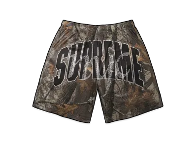 Supreme Rhinestone Mesh Short "Realtree Hardwoods Camo"