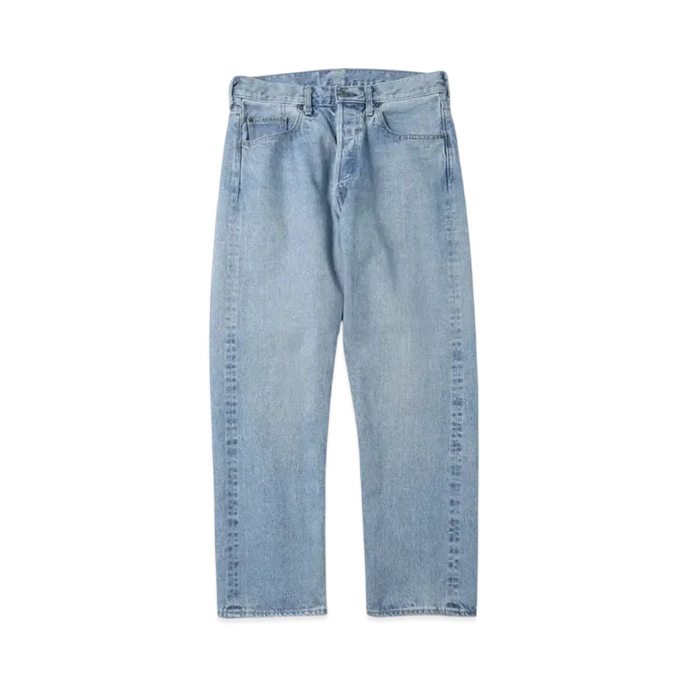 A.PRESSE Washed Denim Pants "Denim"