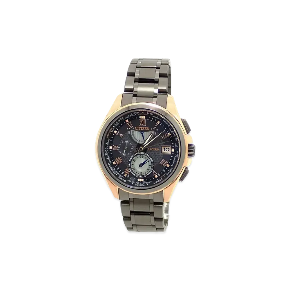 CITIZEN Exceed Eco-Drive "Black" AT9055-54E